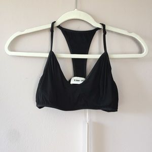 Line & Dot Black Lounge Comfort Soft Cup Bra L